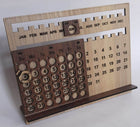 Wooden Lifetime Wall Calendar