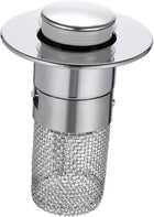 Sink Hair Filter, Removable Stainless Steel Drain Stopper Plug