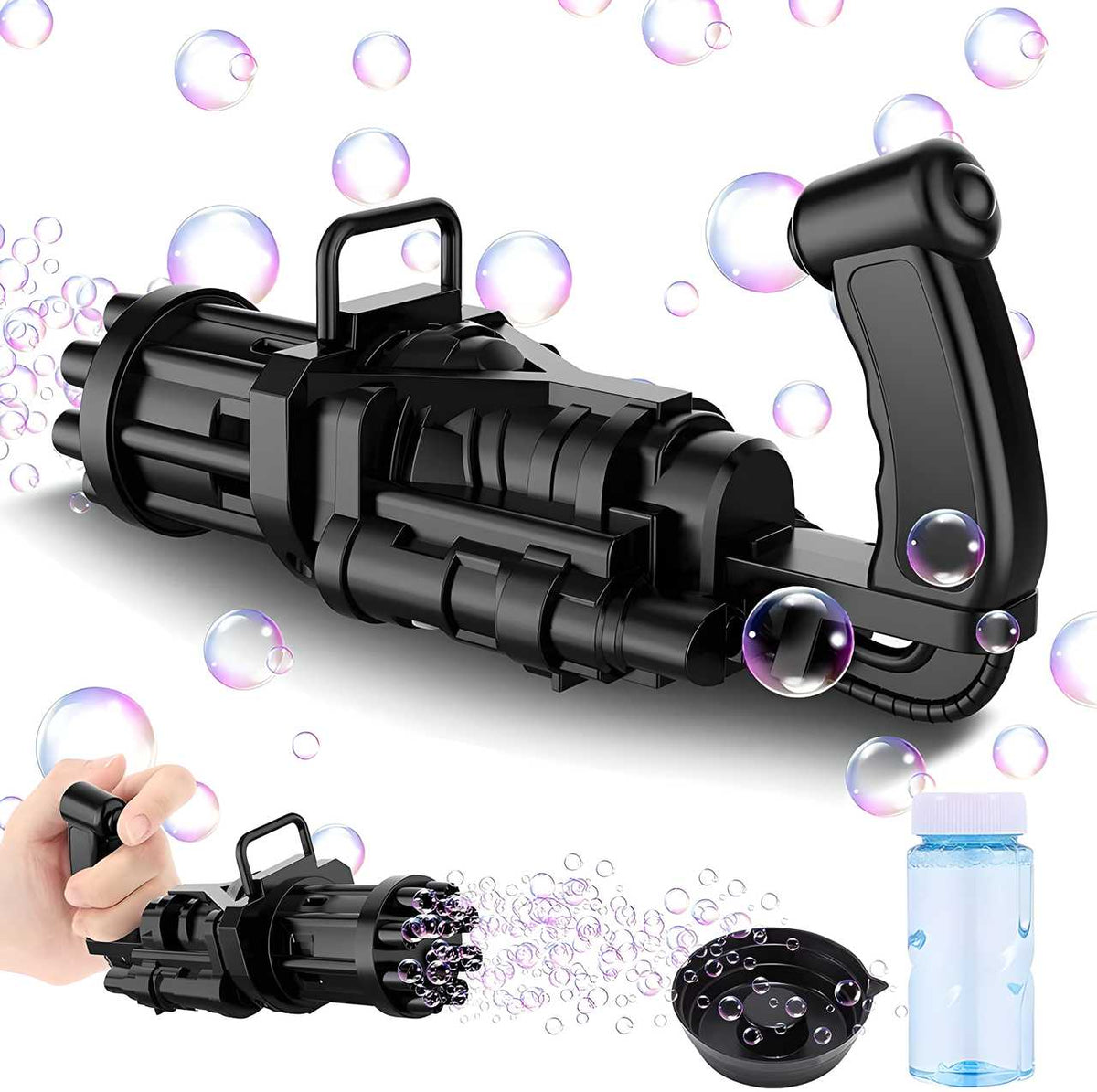 Automatic Bubble Gun Gatling Blower