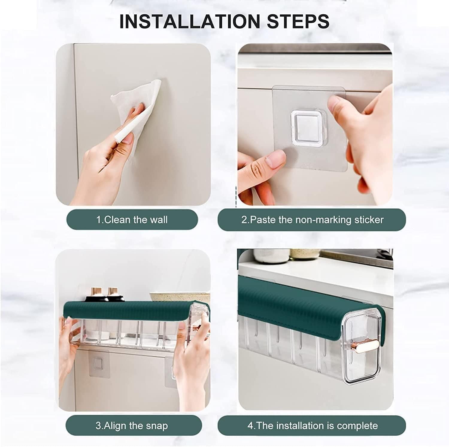 Space-Saving Wall-Mounted Transparent Drawer Organizer – Dust-Proof Storage Box for Underwear, Socks, and Stationery