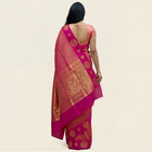 Exquisite Pink Jacquard Silk Saree with Woven Zari Work – Traditional Festive Wear Saree for Women (6.3M with Blouse)