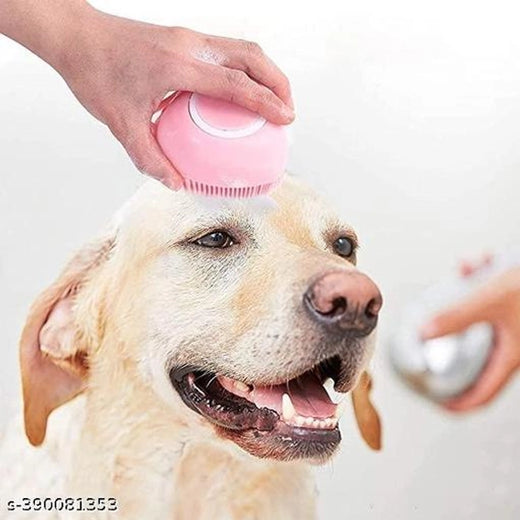 Silicone Massage Brush for Pet (Multicolor)
