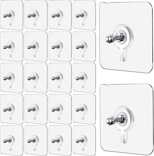 Wall Mount Screw Hooks for Kitchen Bathroom Bedroom Living Room 30 Pcs
