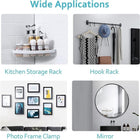 Wall Mount Screw Hooks for Kitchen Bathroom Bedroom Living Room 30 Pcs
