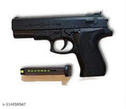 Black Yellow Plastic Toy Gun Set